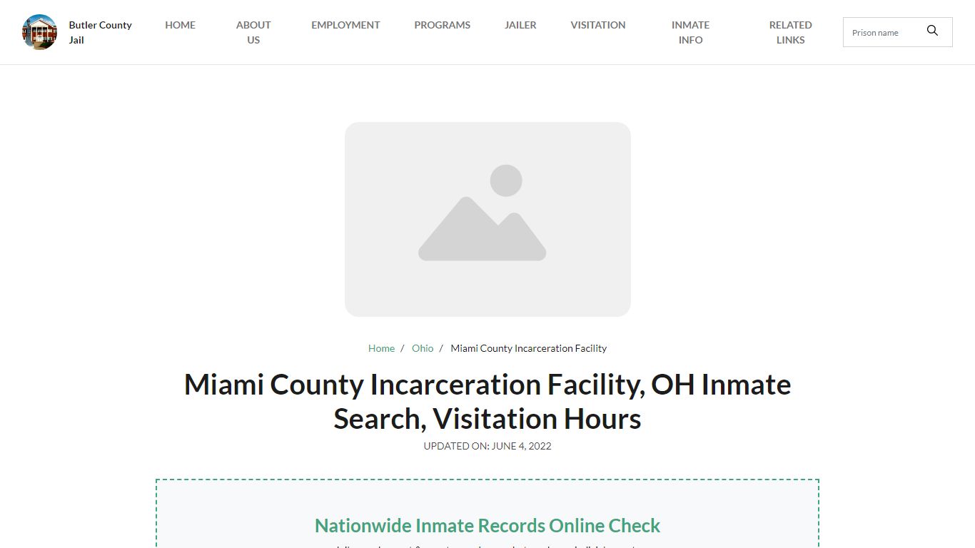 Miami County Incarceration Facility - Butler County Jail